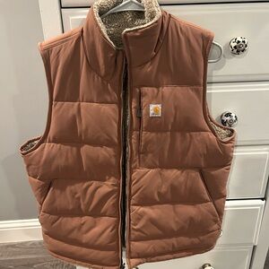 Carhartt Tan Quilted Vest